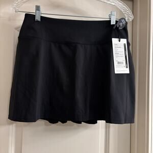 NWT Calia Court High Rise Skort Black 14 Inch Athletic Skort Tennis Golf M